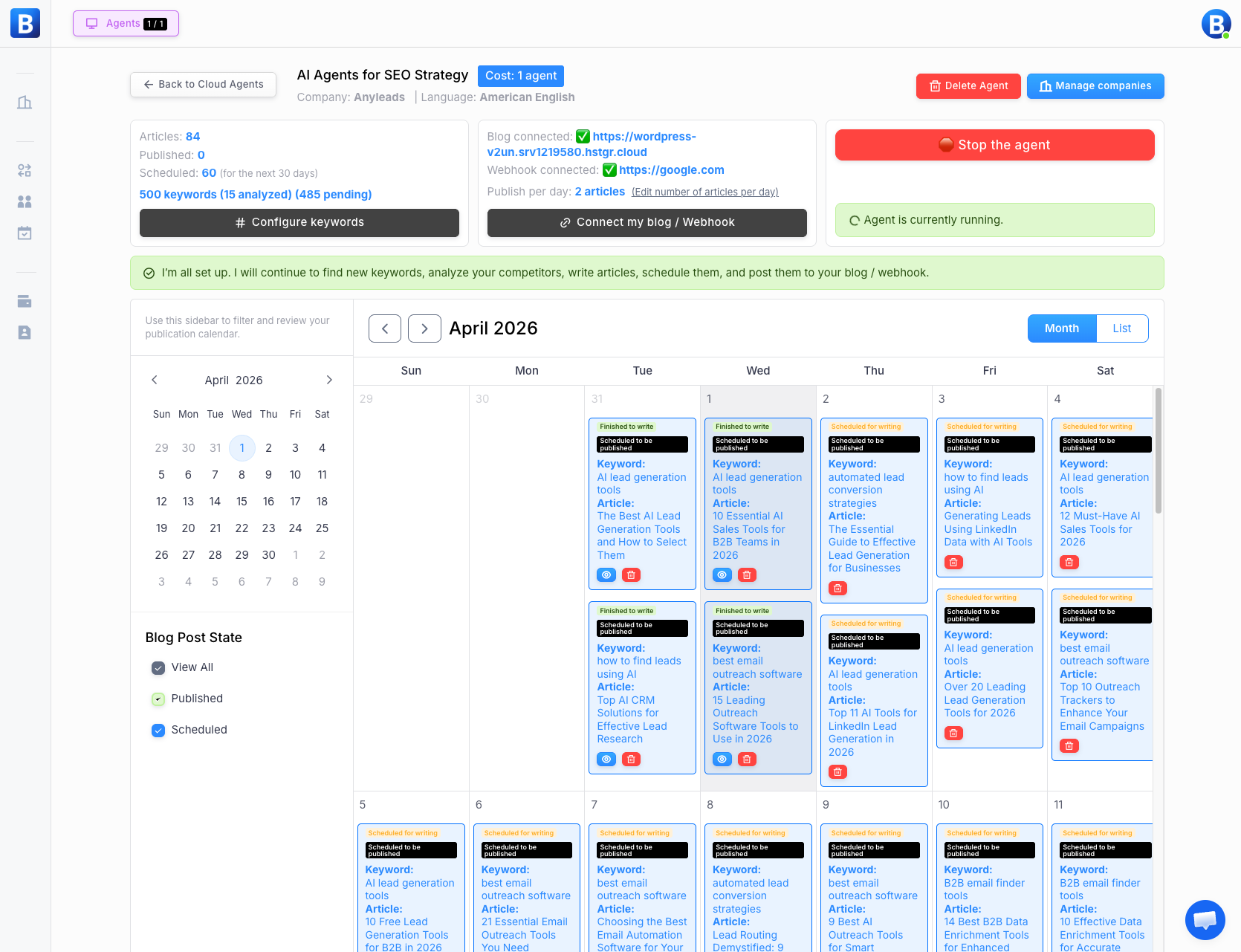 AI Agents for SEO Strategy